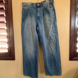 Ecko Unltd. men's blue denim baggy fit jeans